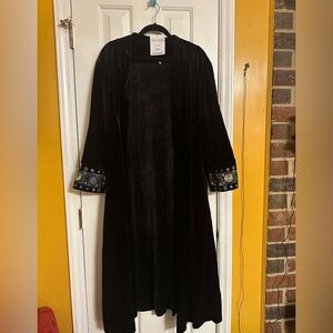 Omoone Black Velvet Jacket
